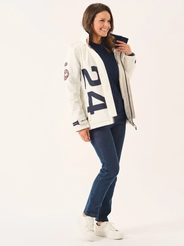 Quba & Co X-10 Ladies Heritage Jacket White New Edition Discount