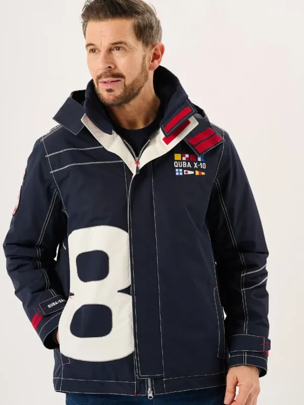 Quba & Co X-10 Mens Heritage Jacket Dark Navy New Edition Sale