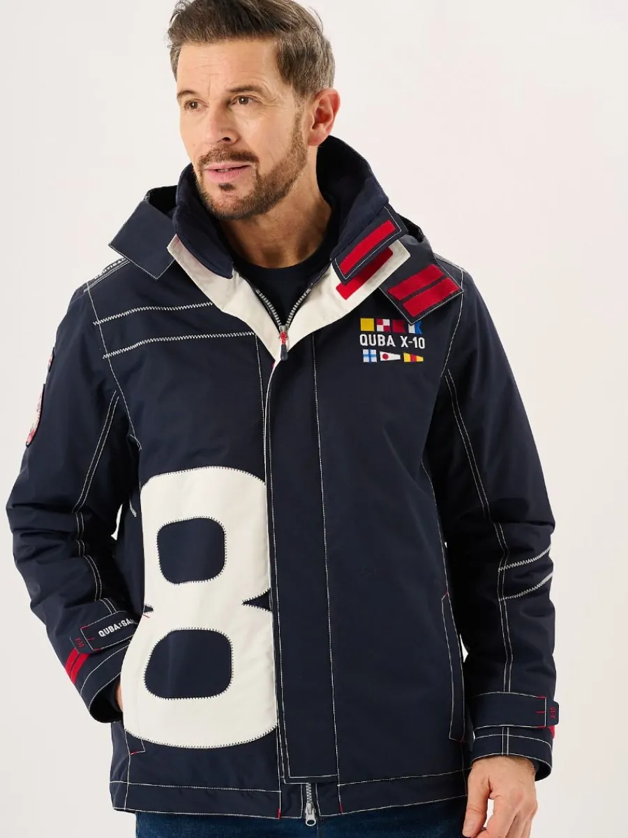 Quba & Co X-10 Mens Heritage Jacket Dark Navy New Edition Sale