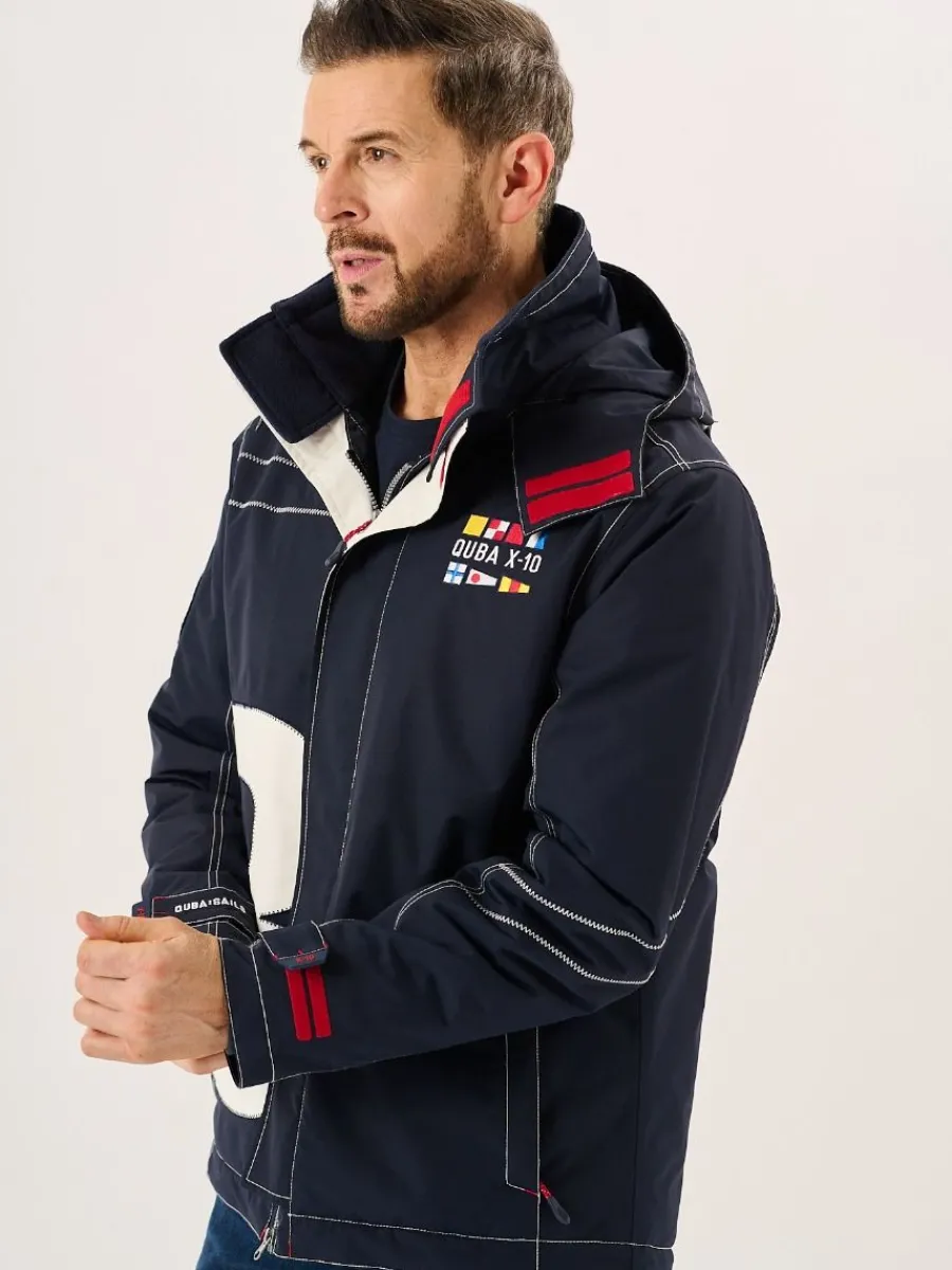 Quba & Co X-10 Mens Heritage Jacket Dark Navy New Edition Sale