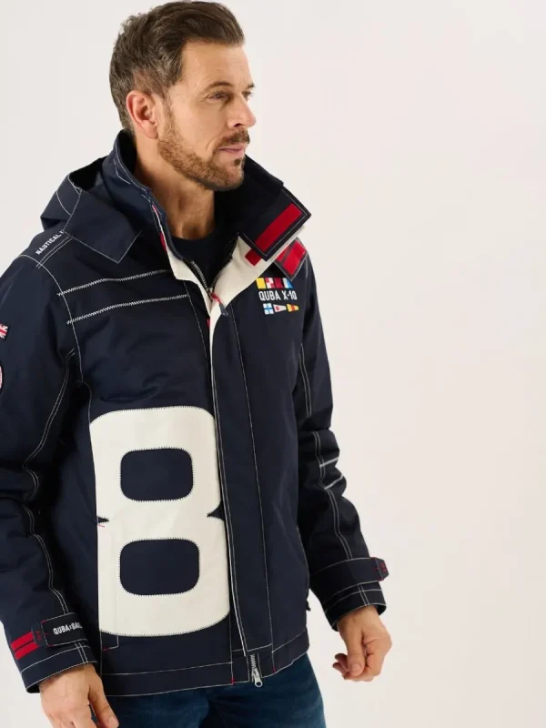 Quba & Co X-10 Mens Heritage Jacket Dark Navy New Edition Sale