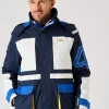 Quba & Co X-Series Navy and White Waterproof Sailing Jacket - Zermatt Hot