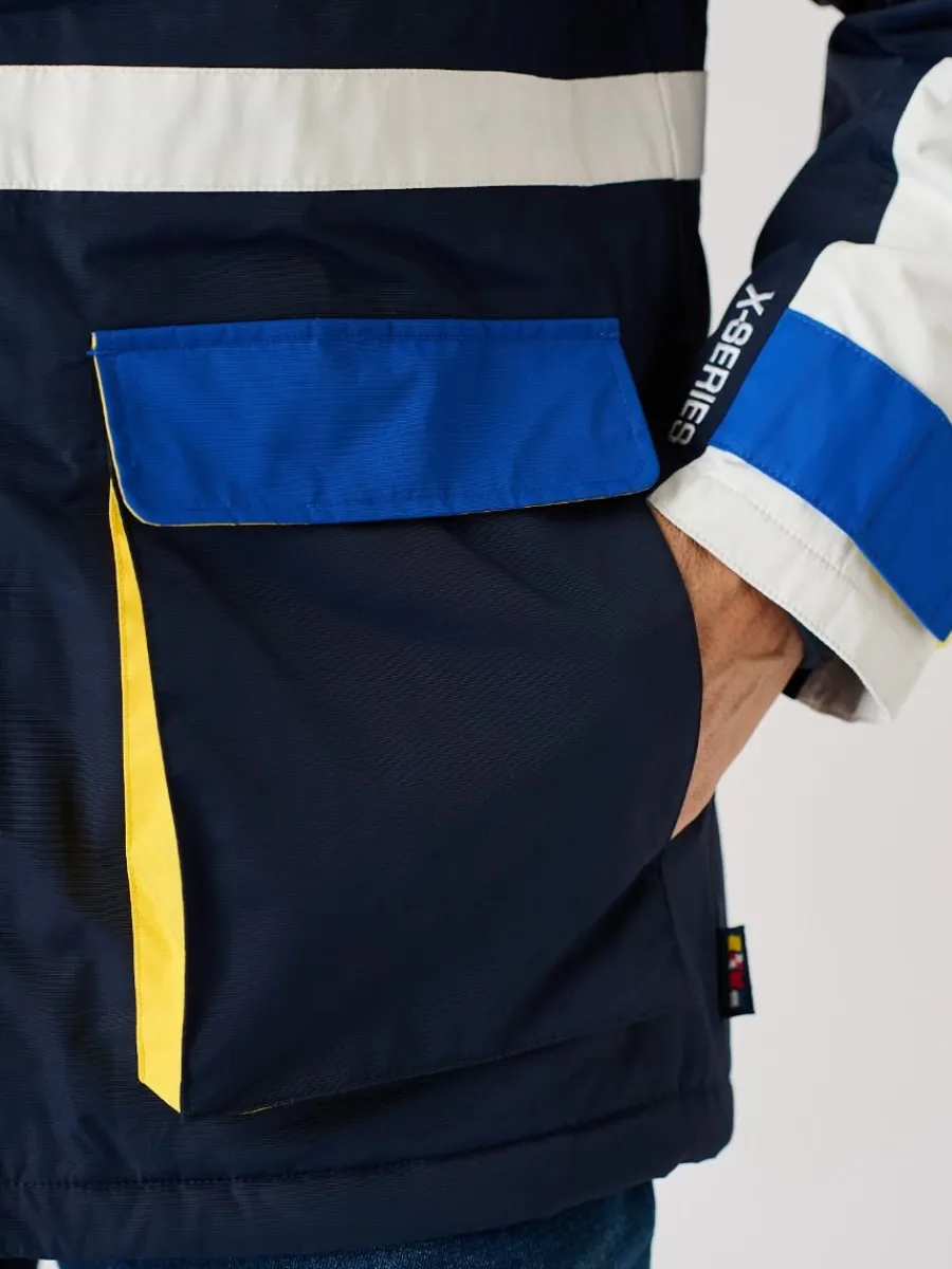 xseries_navy_and_white_wa_7.webp Quba & Co X-Series Navy and White Waterproof Sailing Jacket - Zermatt Hot